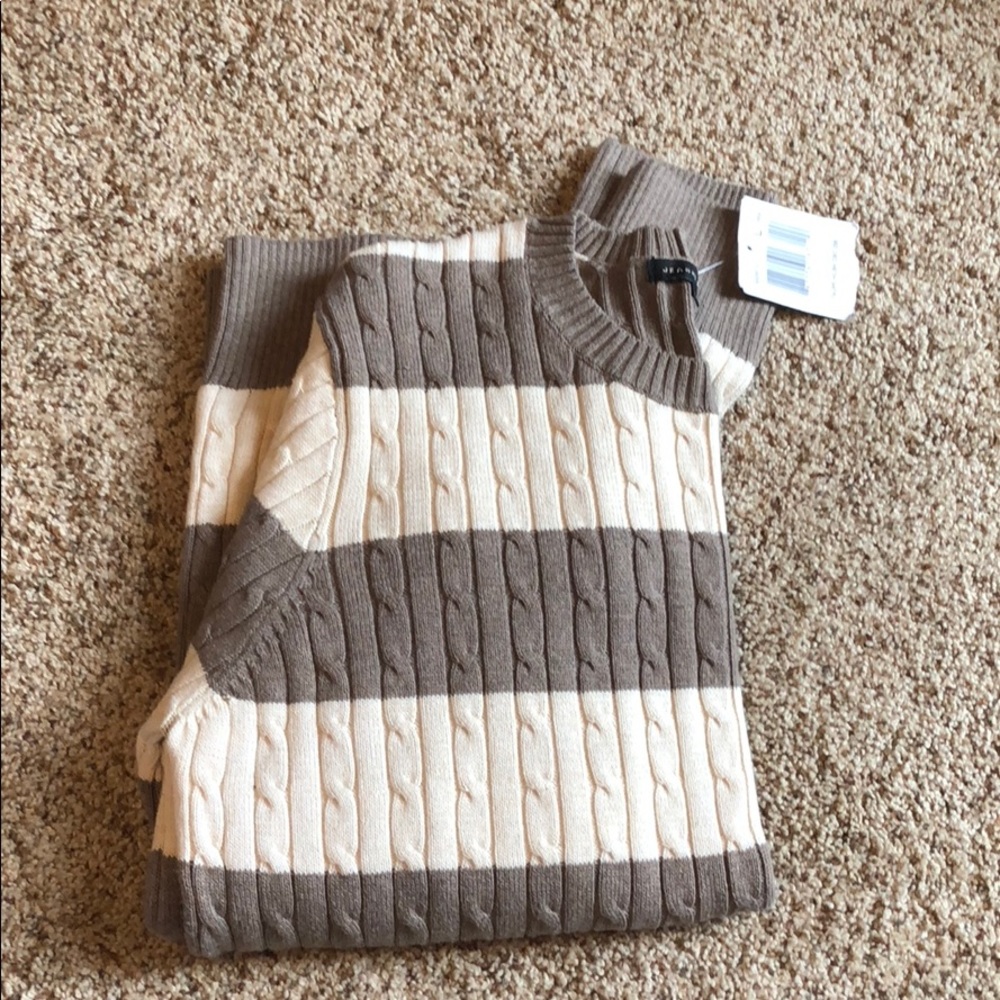 NWT Jean Pierre Cotton Sweater